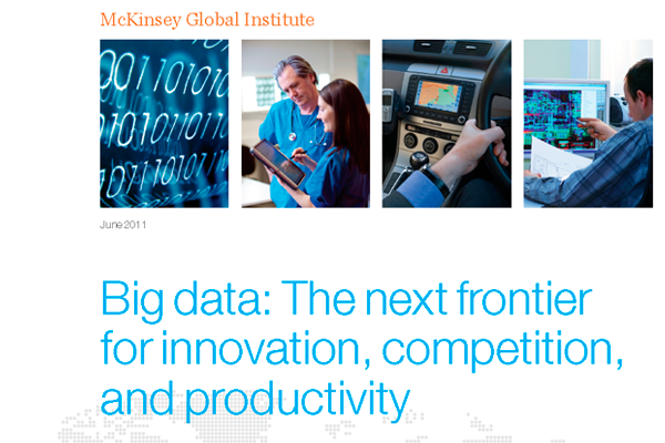 Big data: The next frontier for innovation, competition,
and productivity